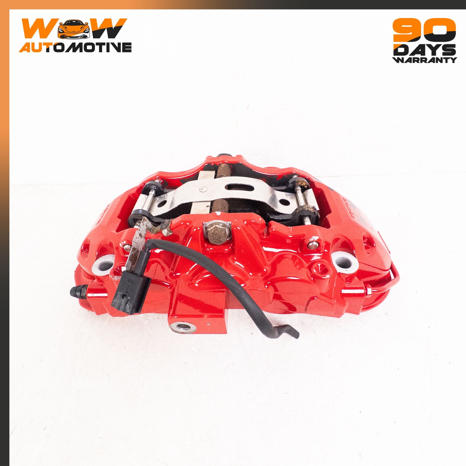 13-19 MASERATI QUATTROPORTE S Q4 FRONT RIGHT LEFT BRAKE CALIPER ASSEMBLY RED OEM