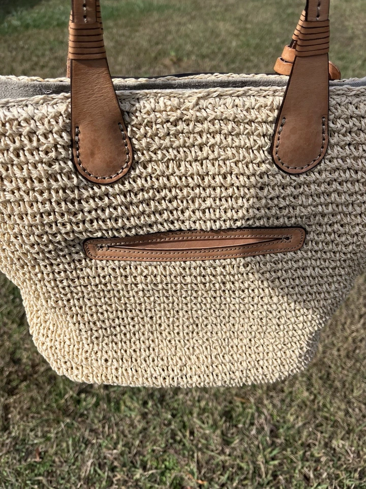Bolso de Mano Brighton Lena Paja Beige Natural Foto 3 de 4