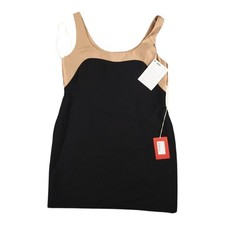 Valentino Dress Womens LARGE Black Sleeveless Sheath Scoop Neck ITALY Size L NWT