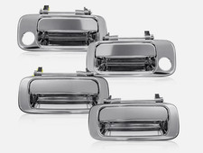 🚗 TOYOTA Genuine Land Cruiser FJ80 HDJ/FZJ80 Chrome Outer Door Handle Knob SET