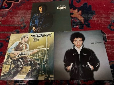 NILS LOFGREN LP LOT 1+1 NIGHT AFTER NIGHT SELF TITLED VG++ OG SLEEVES