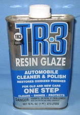 Blue Magic TR-3 Resin Glaze Wax - Cleans, Shines and Protects Oxidized Vehicles