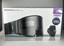 SKIWARRIOR G02 Smart Ski Goggles With Interchangeable Magnetic Lenses,Snow NEW