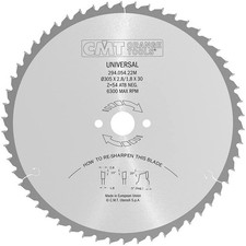CMT 305mm 30B 54T Industrial Rip & Crosscut Circular Saw Blade Wood 294.054.22M