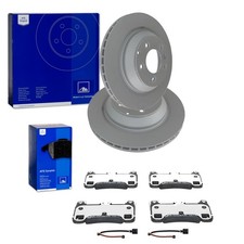 ATE BREMSSCHEIBEN 358mm + CERAMIC BELÄGE HINTEN passend für AUDI Q7 4L 2005-2015
