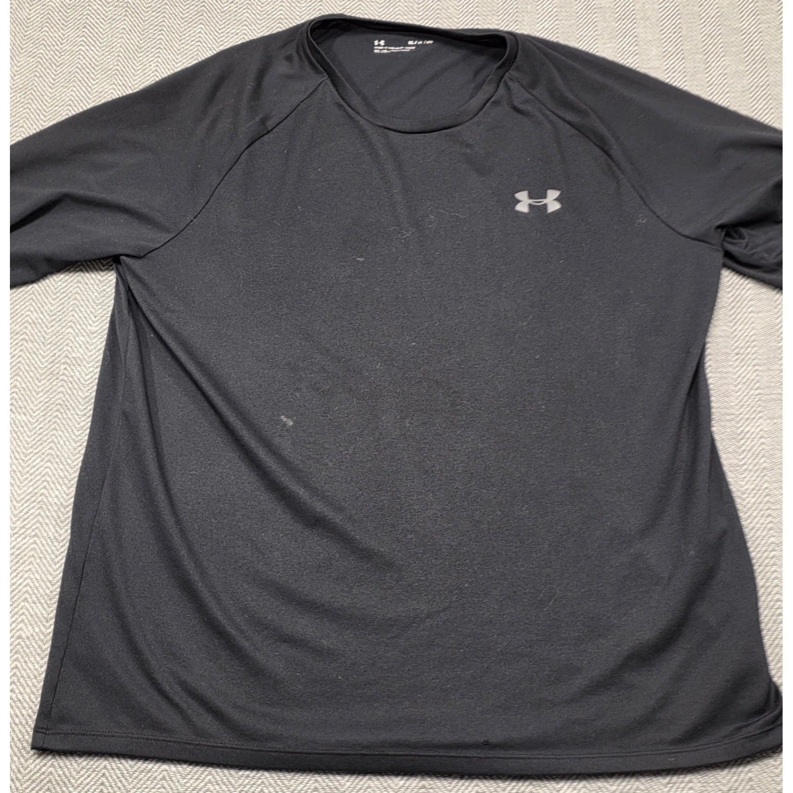 Under Armour Mens HeatGear Loose Fit Long Sleeve Shirt Black XL Activewear