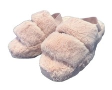 Jenni Intimates Slippers Faux Fur Slippers Pink X-Large New In Box