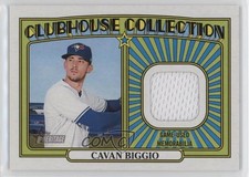 2021 Topps Heritage High Number Clubhouse Collection Relics Cavan Biggio 8k4