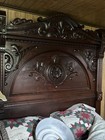 antique bed and dresser 1860s East Lake Victorian