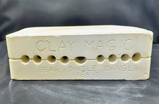 Clay Magic Bear Dingle Dangle Slip Mold J443 Vintage 1986 Clay Magic Bear Dingle Dangle Slip Mold J443 Vintage 1986