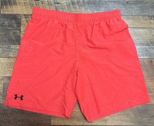 Under Armour Kids Athletic Basketball Gym Shorts Lined Drawstring Size XL