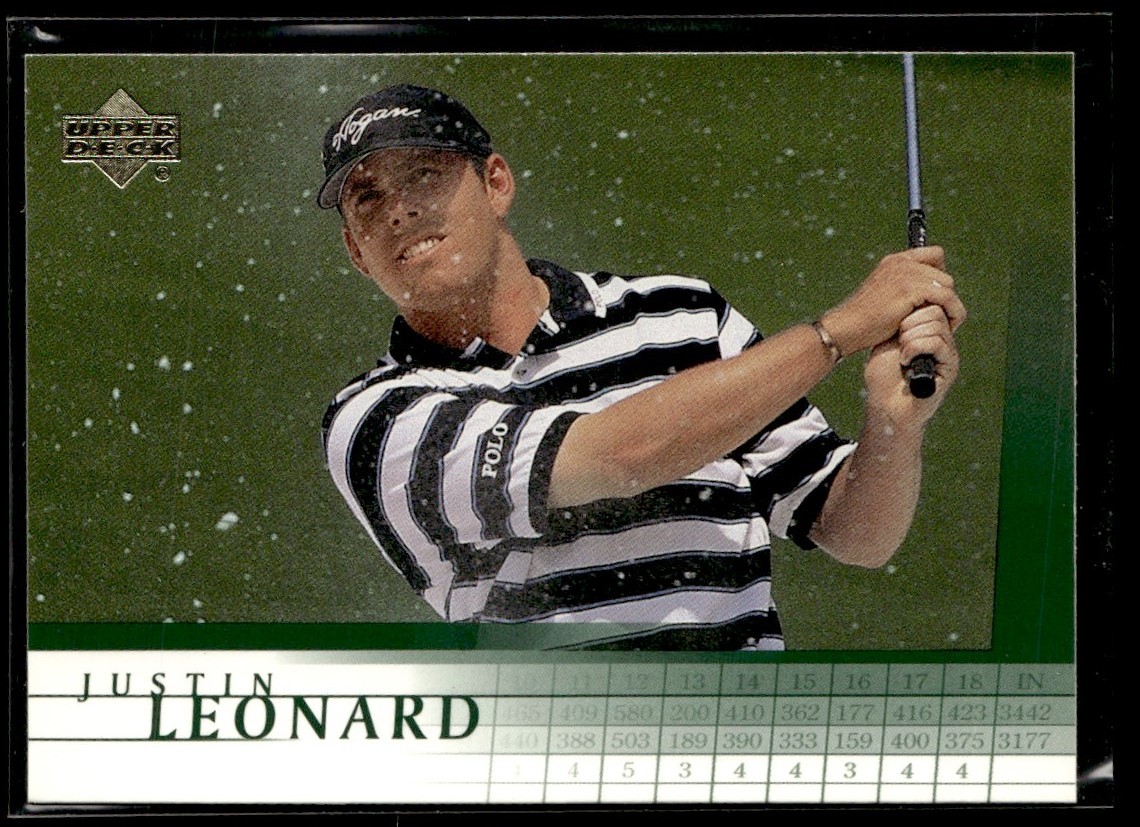 2001 Upper Deck Justin Leonard Rookie #16