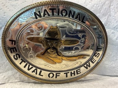 Johnson & Held National Festival of the West Vintage Belt Buckle