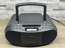 Sony CFD-S70 Portable CD Cassette AM/FM Radio Boombox Mega Bass -CD Not Working