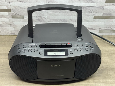 Sony CFD-S70 Portable CD Cassette AM/FM Radio Boombox Mega Bass -CD Not Working