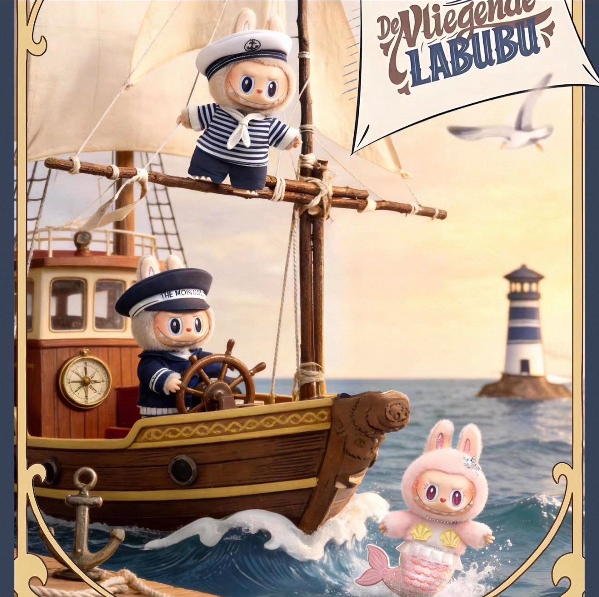 LaLaLabo様① Preorder Popmart The Monsters De Vliegende Labubu Mokoko Popland