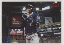 2020 Topps Stadium Club Red Foil Keston Hiura #124 0b3