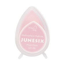 Pink Pigment Ink Pads for Stamps, 1.9 x 1.4 Inch Water Drop Shape