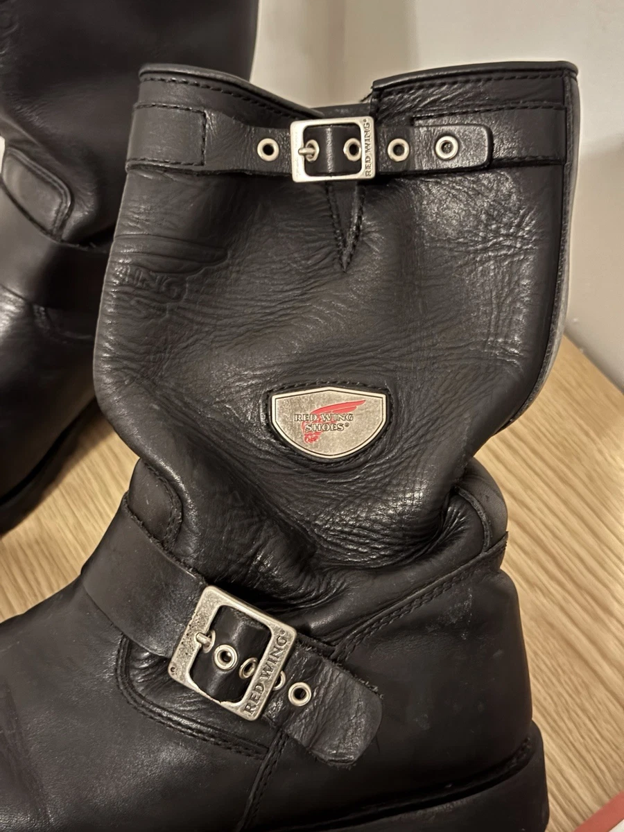 Buckle Boots Black Red Wing Shoes for Men for Sale | Shop New