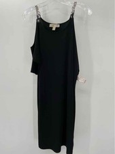 Pre-Owned MICHAEL Michael Kors Black Size Medium Short Short Sleeve Dress