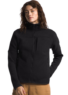 The North Face Womens Jacket Sweatshirt Large Black Solid