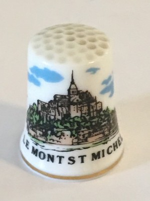 Le Mont St. Michel Thimble Vintage Souvenir Collectible