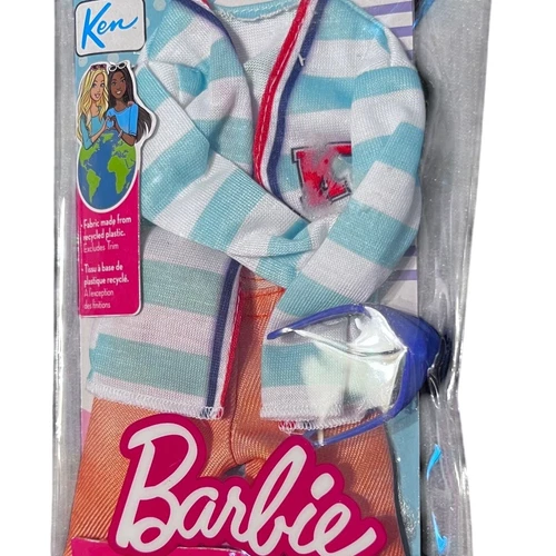 Barbie Clothes, Colorful Fashion Pack For Barbie and Ken Dolls M-1
