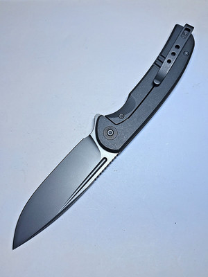 WE Knife Beacon 20061B-1 Knife CPM 20CV Steel Grey Titanium