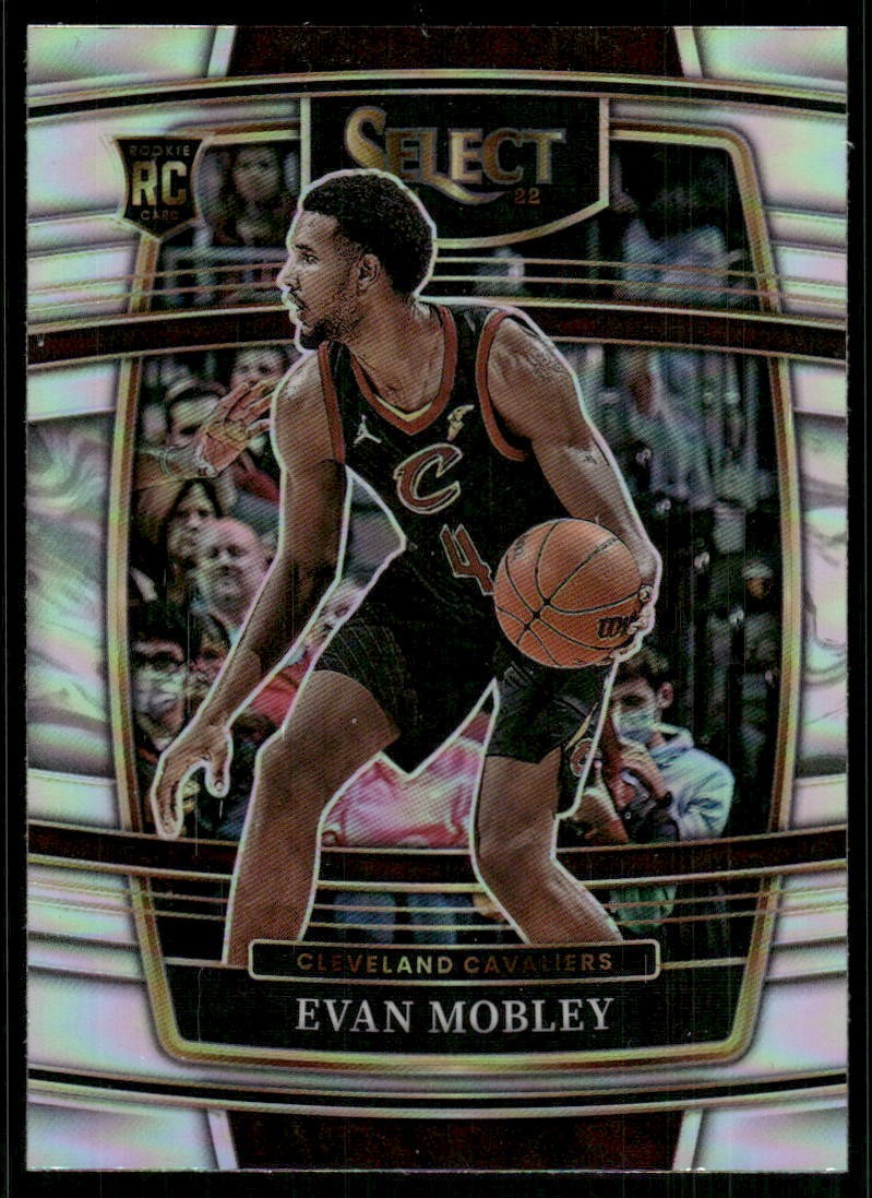 2021-22 Panini Select #5 Evan Mobley Silver Prizms