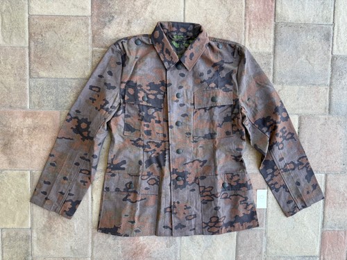 WWII German Army Oak Pattern Camo Jacket New Reproduction Wehrmacht