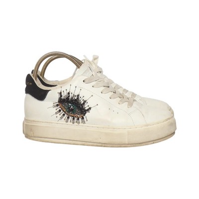 Kurt Geiger, Sneaker, Größe: 37, Weiß/Schwarz, Damen #53E