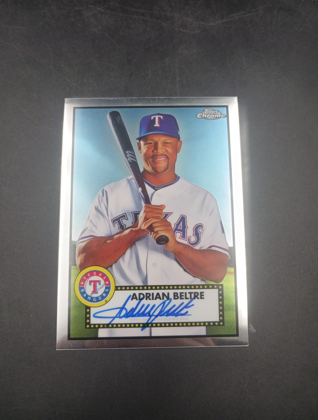 2021 Topps Chrome Platinum Anniversary ADRIAN BELTRE On Card AUTO Rangers HOF