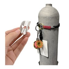 Side Mounted Diving Air Cylinder D Ring with 316 SS Clamp for Secure Fit