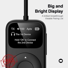 EITIPOK SoundSync Pro Bluetooth Transmitter Receiver for 2 Devices TV RCA