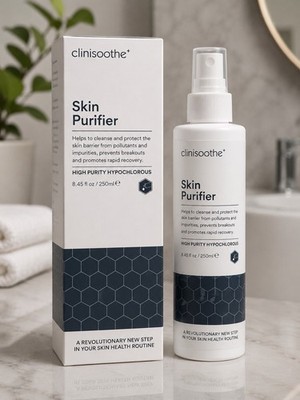 Clinisoothe+ Skin Purifier 8.45 fl oz / 250ml High Purity Hypochlorous Spray NIB
