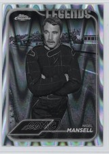 2024 Chrome Formula 1 Black & White RayWave Refractor Nigel Mansell #199 HOF 6o3