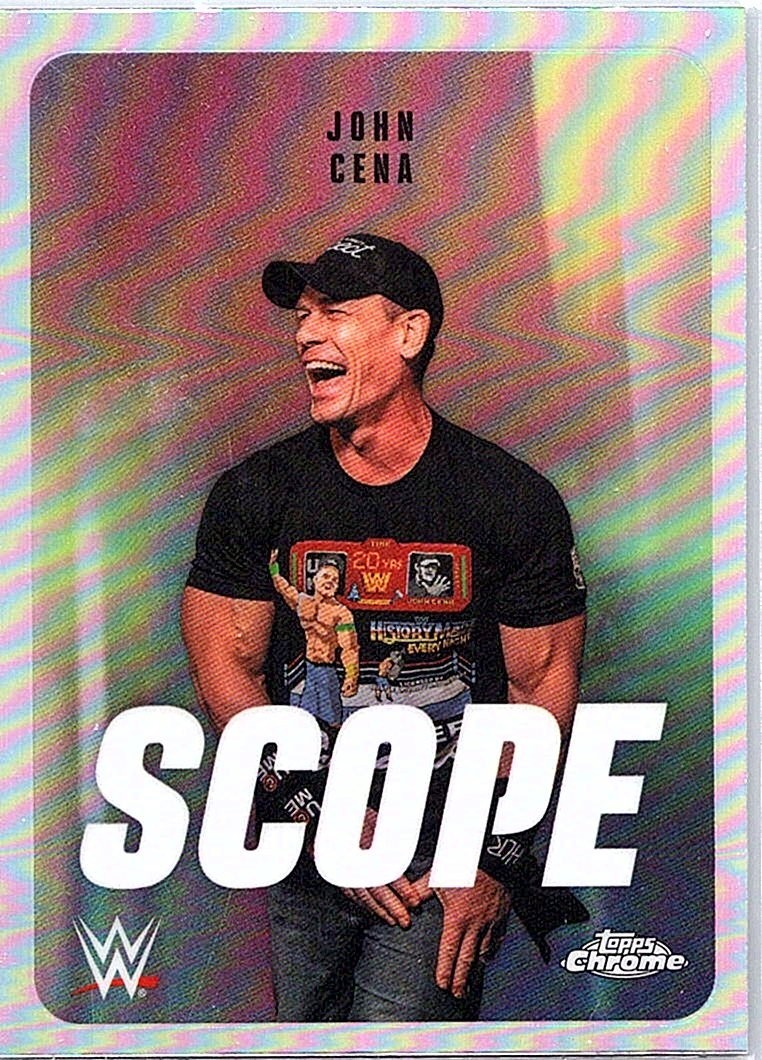 2026 Topps Chrome WWE - Scope John Cena #SCO-5 Refractor