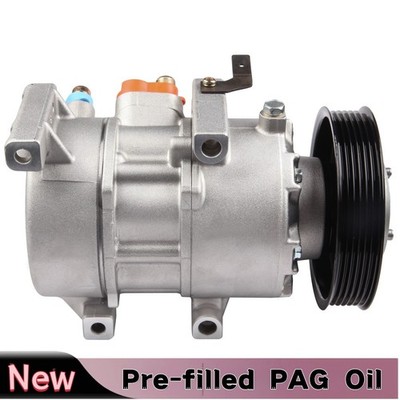 A/C AC Compressor & Clutch For Hyundai Accent 2012-2016 Kia Rio 2012-2015 1.6L
