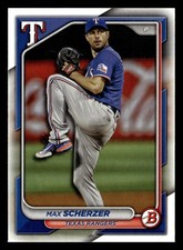 Max Scherzer 2024 Bowman #99 Texas Rangers