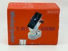5-in-1 Wireless Induction Bluetooth Speaker RGB Phone Stand A016 Rechargeable