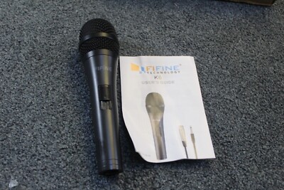 FIFINE K6 Dynamisches Handmikrofon Plug & Play ** Nur Mike ohne Kabel