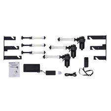 Motorized Electric 3-Roller Cloth Background Support System Wall Mount +Remote