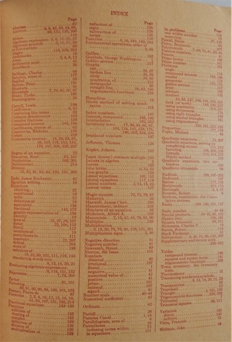 First-Year Algebra A Text-Workbook 1937 Bartoo vintage college mathematics - Picture 9 of 9