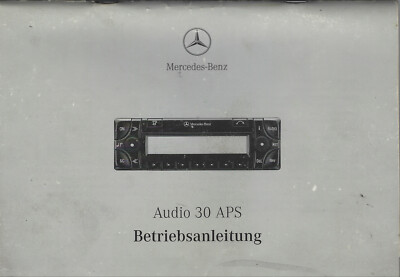 MERCEDES AUDIO 30 APS Betriebsanleitung 2000 Bedienungsanleitung 170 Handbuch RN