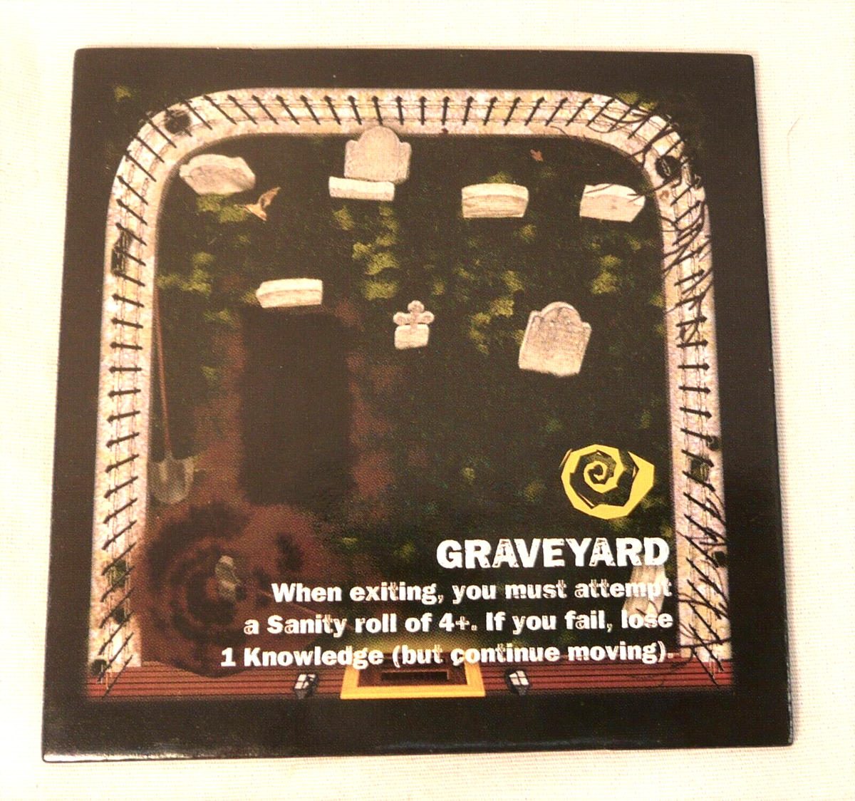 Betrayal at House on the Hill Room Tile - Graveyard- Official