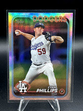 Evan Phillips 2024 Topps Series 2 #569 Rainbow Foil Parallel Los Angeles Dodgers