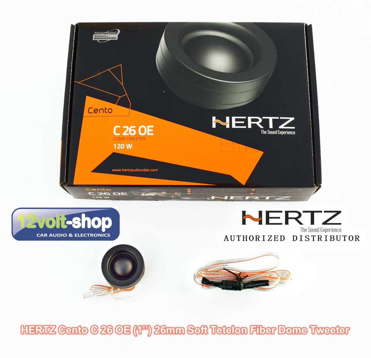 Hertz C 26 OE Cento 26mm(1'') soft tetolon fiber dome tweeter