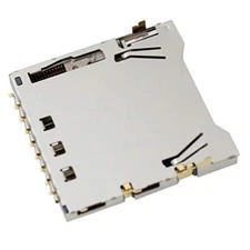 Camera SD Memory Card Reader Metal Slot Replacement  w/ Nikon D7100 