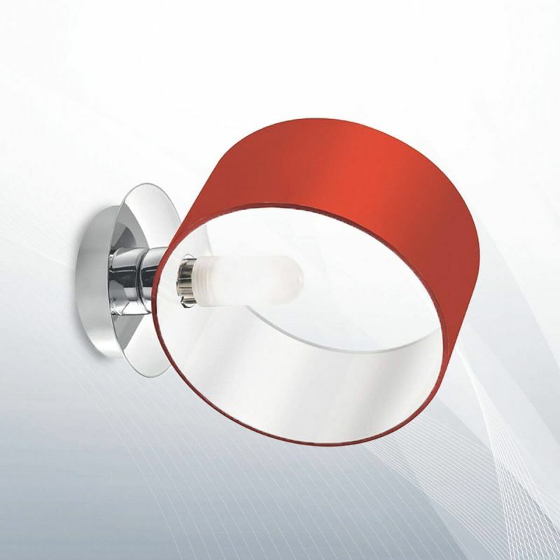 Luce e Atmosfera: Ideal Lux Anello Rosso AP1 Lampada Design
