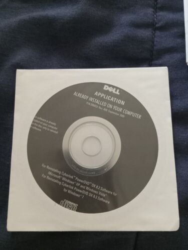 CyberLink, PowerDVD DX 8.2/8.3 software Dell Reinstallation Disc - Picture 1 of 2